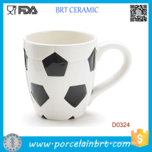 Großhandelsfußball-Form-keramische Kaffeetasse